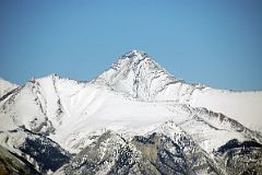 27 Mount Aylmer Close Up From Sulphur Mountain At Top Of Banff Gondola In Winter.jpg
